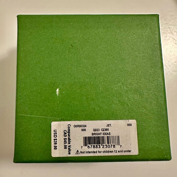 Kate Spade Green Cubic Zirconia Earrings. Brand New in Box - Picture 3 of 7